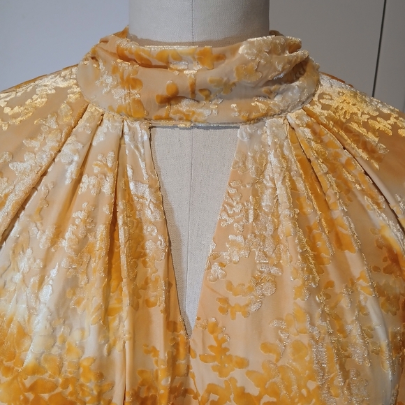 NWT Cato The Avenue Gold Nugget Blouse Size 14/16 - Picture 6 of 10